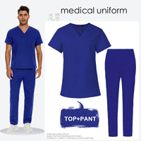 Medical Scrubs Men /Women Surgical Uniform Suit