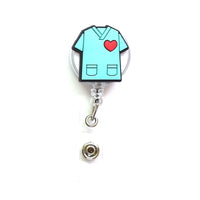 Plastic Hospital Medical Workers Nurses Retractable Badge Reel for Badge Holder Staff Work Card Accessories Chest Pocket Clip